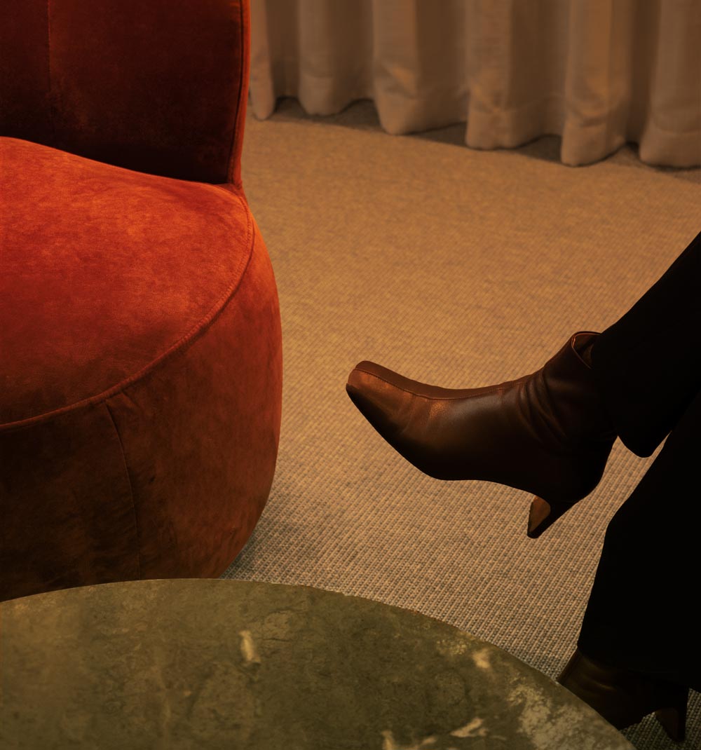 One of the employees’ shoes at Next
